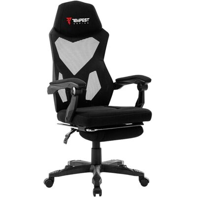 Tempest AeroGamer Silla Gaming con Tela Transpirable Negra Tempest AeroGamer Silla Gaming con Tela Transpirable Negra
