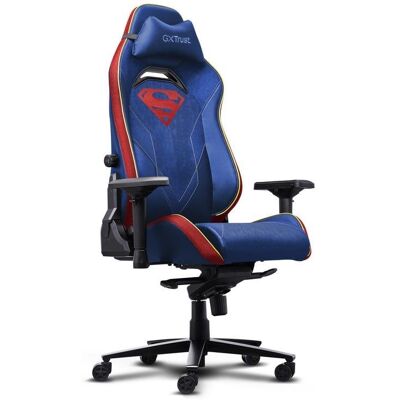 Trust GXT 721SM Ruya Pro Silla Gaming con soporte lumbar integrado Superman Edition Trust GXT 721SM Ruya Pro Silla Gaming con soporte lumbar integrado Superman Edition