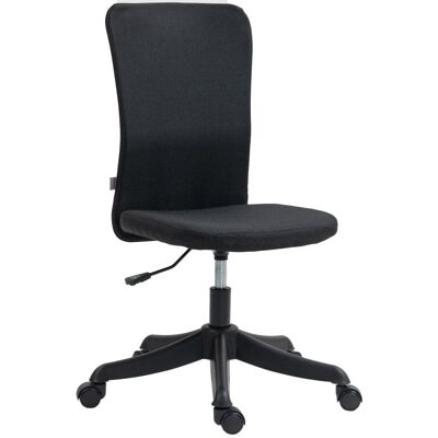 Homcom Silla de Escritorio Sin Brazos Con Altura Ajustable Carga 120 Kg Negro Homcom Silla de Escritorio Sin Brazos Con Altura Ajustable Carga 120 Kg Negro