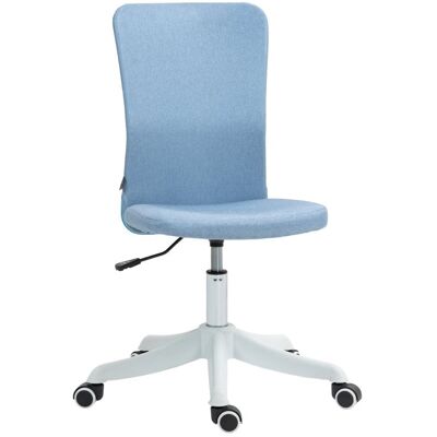 Homcom Silla De Escritorio Sin Brazos Con Altura Ajustable Carga 120 Kg Azul Homcom Silla De Escritorio Sin Brazos Con Altura Ajustable Carga 120 Kg Azul
