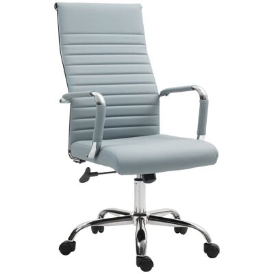 Vinsetto Silla De Escritorio Giratoria Con Respaldo Alto Altura Ajustable Gris Vinsetto Silla De Escritorio Giratoria Con Respaldo Alto Altura Ajustable Gris