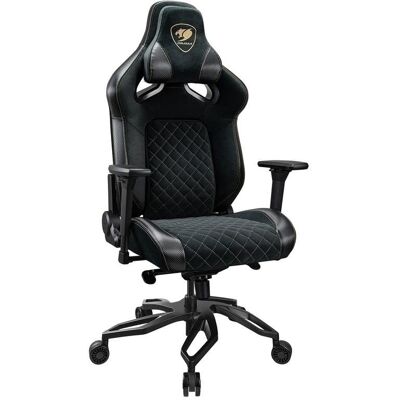 Silla gaming Cougar CGR-T2F-GLB ergonómica 4D, hasta 160 kg, acolchada Silla gaming Cougar CGR-T2F-GLB ergonómica 4D, hasta 160 kg, acolchada