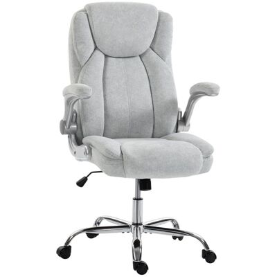 Homcom Silla De Escritorio Ergonómica Con Respaldo Alto Crema Homcom Silla De Escritorio Ergonómica Con Respaldo Alto Crema
