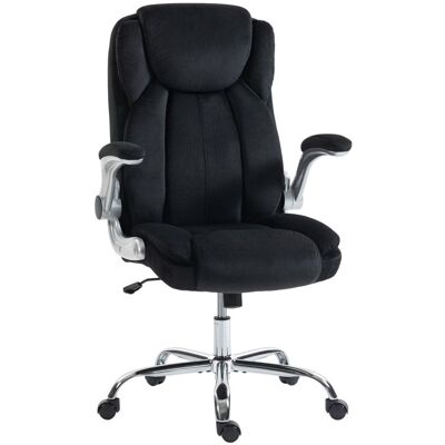 Homcom Silla De Escritorio Ergonómica Con Respaldo Alto Negro Homcom Silla De Escritorio Ergonómica Con Respaldo Alto Negro