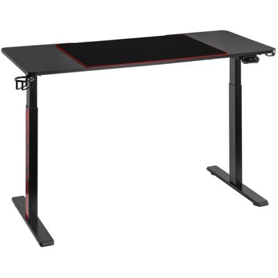 Kimex Escritorio Gaming Sentado-de Pie Con Iluminación Rgb Y Panel De Control Creativo (multimotor), Negro Kimex Escritorio Gaming Sentado-de Pie Con Iluminación Rgb Y Panel De Control Creativo (multimotor), Negro