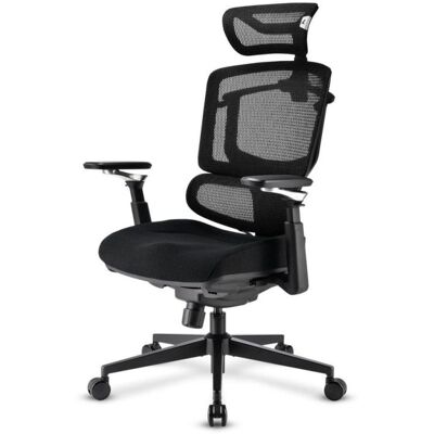Silla de oficina Sharkoon OfficePal C50 con respaldo de rejilla y reposabrazos 5D Silla de oficina Sharkoon OfficePal C50 con respaldo de rejilla y reposabrazos 5D