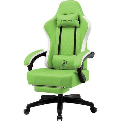 Silla Gaming GTPLAYER Ergonómica con Soporte para Pies y Asiento con Muelles Silla Gaming GTPLAYER Ergonómica con Soporte para Pies y Asiento con Muelles