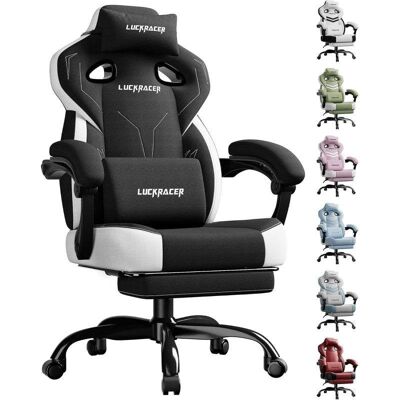 Silla Gaming GTPLAYER Ergonómica Reposapiés Reposabrazos Sincronizados Negro Silla Gaming GTPLAYER Ergonómica Reposapiés Reposabrazos Sincronizados Negro