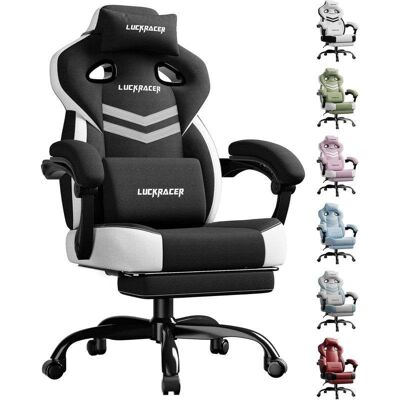 Silla Gaming GTPLAYER Reposapiés Reposabrazos Sincronizados Negro Silla Gaming GTPLAYER Reposapiés Reposabrazos Sincronizados Negro