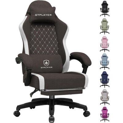 Silla Gaming GTPLAYER Transpirable con Reposapiés Ergonómica Silla Gaming GTPLAYER Transpirable con Reposapiés Ergonómica