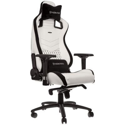 Noblechairs Epic Silla Gaming Acolchada Blanco Noblechairs Epic Silla Gaming Acolchada Blanco