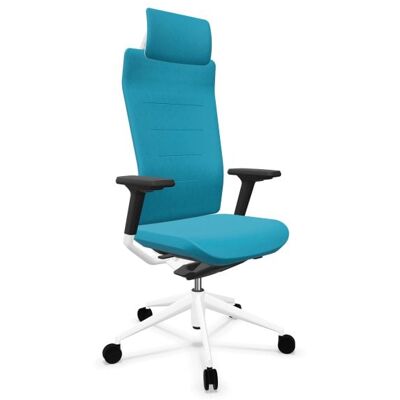 Actiu TNK Flex Silla de Oficina con Cabezal Azul Actiu TNK Flex Silla de Oficina con Cabezal Azul