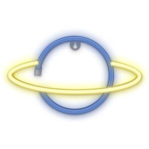 Forever Neon Led Light Saturn Yellow Blue Forever Neon Led Light Saturn Yellow Blue