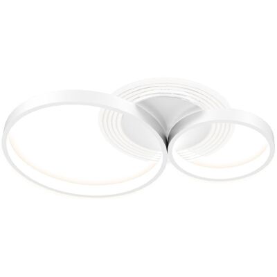 Homcom Lámpara De Techo Led 40w 3000 K/4000 K/6500 K Blanco Homcom Lámpara De Techo Led 40w 3000 K/4000 K/6500 K Blanco