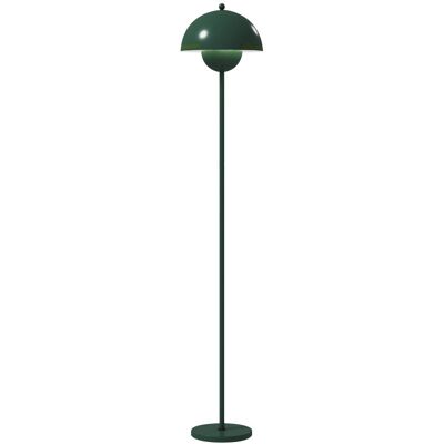 Homcom Lámpara De Pie Moderna Con Pantalla De Cuenco E Interruptor De Pie Verde Homcom Lámpara De Pie Moderna Con Pantalla De Cuenco E Interruptor De Pie Verde