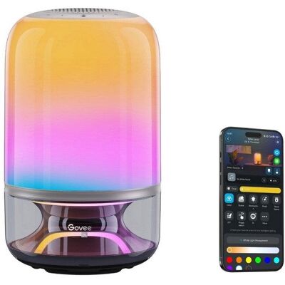 Lámpara de mesa inteligente Govee H6020 JBL RGBICWW+RGBIC 600 lm WiFi Bluetooth portátil Lámpara de mesa inteligente Govee H6020 JBL RGBICWW+RGBIC 600 lm WiFi Bluetooth portátil