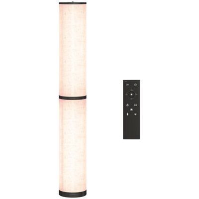 Homcom Lámpara De Pie Moderna Con Brillo Temperaturas De Color Ajustables Beige Homcom Lámpara De Pie Moderna Con Brillo Temperaturas De Color Ajustables Beige