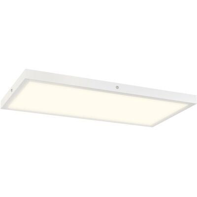 Homcom Juego De 4 Lámparas De Techo Color Regulable 60x30x3,7 Cm Blanco Homcom Juego De 4 Lámparas De Techo Color Regulable 60x30x3,7 Cm Blanco