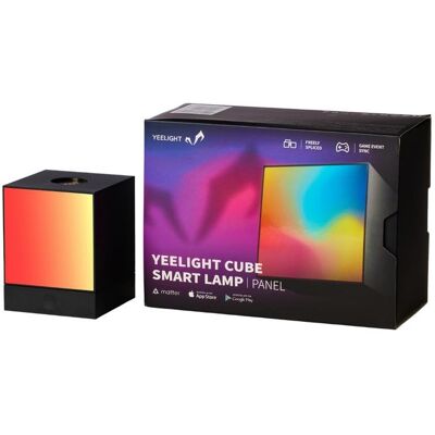 Lámpara de mesa Yeelight Cube inteligente Wi-Fi/Bluetooth negro control remoto Lámpara de mesa Yeelight Cube inteligente Wi-Fi/Bluetooth negro control remoto