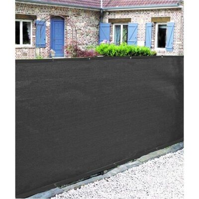 Pantalla Privacidad Exterior Nature HDPE 350 g/m² 1x3 m Antracita Pantalla Privacidad Exterior Nature HDPE 350 g/m² 1x3 m Antracita