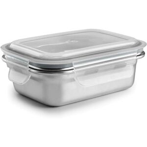 Ibili Keepklin - Recipiente Rectangular De 0.6l En Acero Inoxidable Apto Microondas Ibili Keepklin - Recipiente Rectangular De 0.6l En Acero Inoxidable Apto Microondas