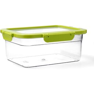 Quid Samba - Recipiente Rectangular De 2.2l En Plástico Reciclado San. Verde Quid Samba - Recipiente Rectangular De 2.2l En Plástico Reciclado San. Verde