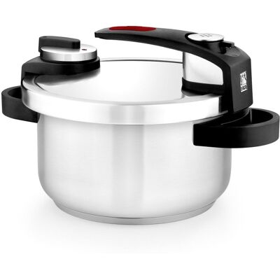 bra-isogona BRA Tekna Olla a Presión Acero Inoxidable 18/10 de 4L Apta Inducción bra-isogona BRA Tekna Olla a Presión Acero Inoxidable 18/10 de 4L Apta Inducción