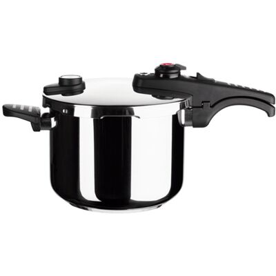 G-sola Olla A Presión 6 L – Acero Inoxidable 18/10, Triple Seguridad, Niveles Rápida Y Súper Rápida, Apta Inducción Y Lavavajillas, Incluye Recetario David De Jorge G-sola Olla A Presión 6 L – Acero Inoxidable 18/10, Triple Seguridad, Niveles Rápida Y Súper Rápida, Apta Inducción Y Lavavajillas, Incluye Recetario David De Jorge
