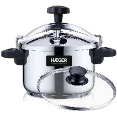 Olla a presión Haeger PC-4SS.018A 4 L Acero inoxidable 22 cm Olla a presión Haeger PC-4SS.018A 4 L Acero inoxidable 22 cm