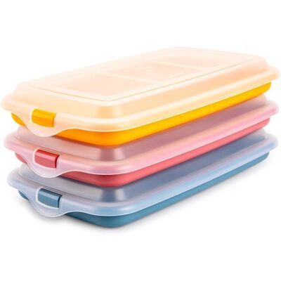 Ibili Deli New - Lote De 3 Recipientes Apilables Porta Embutidos Y Alimentos. Color Surtido Ibili Deli New - Lote De 3 Recipientes Apilables Porta Embutidos Y Alimentos. Color Surtido