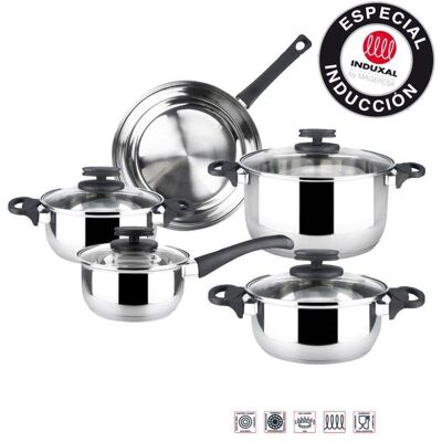 Sartén Magefesa Style 9 piezas acero inoxidable apta para inducción Sartén Magefesa Style 9 piezas acero inoxidable apta para inducción