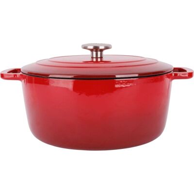 cosy-trendy Cosy & Trendy Fontestic Cocotte 28 Cm De Hierro Fundido Esmaltado Rojo 6,15-6,9 L, Interior Blanco Liso. Tapa De Hierro Con "gotas" Y Pomo Metálico. Apta Para Todo Tipo De Fuegos E Inducción cosy-trendy Cosy & Trendy Fontestic Cocotte 28 Cm De Hierro Fundido Esmaltado Rojo 6,15-6,9 L, Interior Blanco Liso. Tapa De Hierro Con "gotas" Y Pomo Metálico. Apta Para Todo Tipo De Fuegos E Inducción