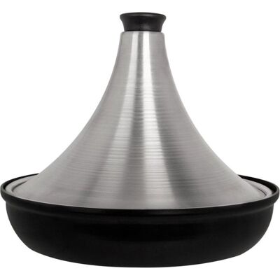 cosy-trendy Cosy & Trendy Tajine De Aluminio Ø28 Cm Para Todo Tipo De Fuegos, Incl. Inducción. Gris/negro. Tapa Cónica Tradicional, Interior Antiadherente Recubierto Y Asa Fija. cosy-trendy Cosy & Trendy Tajine De Aluminio Ø28 Cm Para Todo Tipo De Fuegos, Incl. Inducción. Gris/negro. Tapa Cónica Tradicional, Interior Antiadherente Recubierto Y Asa Fija.