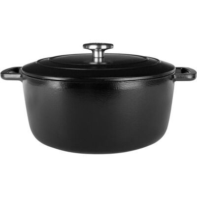cosy-trendy Cocotte Cosy & Trendy Fontestic De Hierro Fundido Esmaltado Ø28 Cm, 6,15 L, Negra, Interior Blanco, Tapa Con Gotas, Apta Para Inducción Y Horno Hasta 200°c cosy-trendy Cocotte Cosy & Trendy Fontestic De Hierro Fundido Esmaltado Ø28 Cm, 6,15 L, Negra, Interior Blanco, Tapa Con Gotas, Apta Para Inducción Y Horno Hasta 200°c
