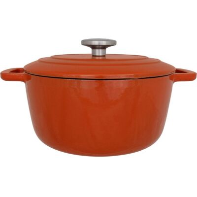 cosy-trendy Cosy & Trendy Fontestic Cocotte De Hierro Fundido Esmaltado Ø24 Cm, 4,6 L Color Ruïnne, Tapa Con Gotitas Autorregulables, Asas Integradas Y Pomo Inox 18/0, Apta Inducción Y Horno 200 °c cosy-trendy Cosy & Trendy Fontestic Cocotte De Hierro Fundido Esmaltado Ø24 Cm, 4,6 L Color Ruïnne, Tapa Con Gotitas Autorregulables, Asas Integradas Y Pomo Inox 18/0, Apta Inducción Y Horno 200 °c