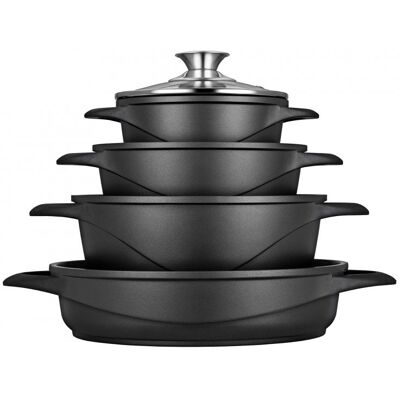 Smile Classic MGK17 Batería de Cocina 4 Ollas 16/20/24/28cm Smile Classic MGK17 Batería de Cocina 4 Ollas 16/20/24/28cm