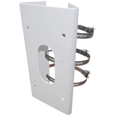 Soporte para cámara Hikvision DS-1475ZJ-SUS acero inoxidable poste 67-127 mm 10 kg blanco Soporte para cámara Hikvision DS-1475ZJ-SUS acero inoxidable poste 67-127 mm 10 kg blanco