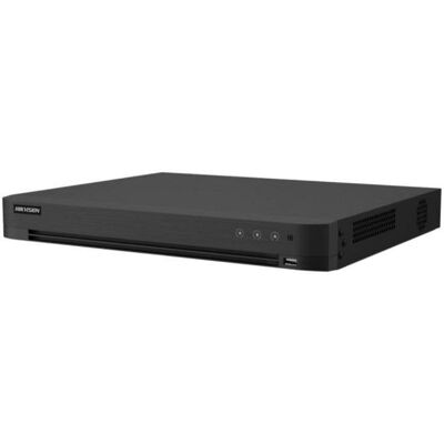 DVR Hikvision iDS-7216HQHI-M2/XT 16 Analógicos 24 IP 3K H.265 Pro+ AcuSense Reconocimiento Facial Negro DVR Hikvision iDS-7216HQHI-M2/XT 16 Analógicos 24 IP 3K H.265 Pro+ AcuSense Reconocimiento Facial Negro