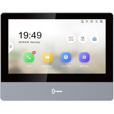 Videoportero Hikvision DS-KH8350-TE1 Pantalla 7" HD Control por App Interior Videoportero Hikvision DS-KH8350-TE1 Pantalla 7" HD Control por App Interior