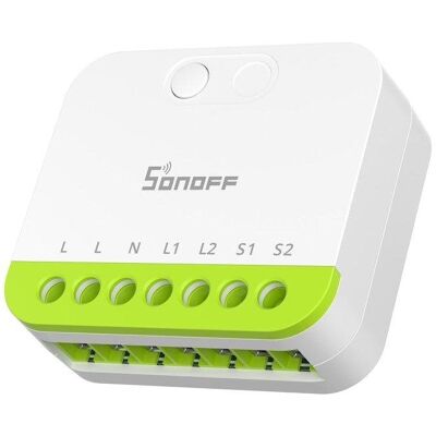 Interruptor Inteligente Sonoff MINI-ZB2GS Zigbee Control Doble Canal Compatible Asistentes Voz Interruptor Inteligente Sonoff MINI-ZB2GS Zigbee Control Doble Canal Compatible Asistentes Voz