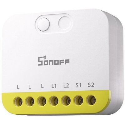 Interruptor inteligente Sonoff MINI DUO-L Zigbee 2 canales Compatible asistentes voz Interruptor inteligente Sonoff MINI DUO-L Zigbee 2 canales Compatible asistentes voz