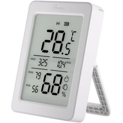 Sensor de Temperatura y Humedad Sonoff Airguard TH Zigbee Pantalla LCD 3.6" Sensor de Temperatura y Humedad Sonoff Airguard TH Zigbee Pantalla LCD 3.6"