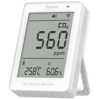 Monitor de calidad del aire Sonoff Airguard CO2 NDIR Wi-Fi Matter USB-C Blanco Monitor de calidad del aire Sonoff Airguard CO2 NDIR Wi-Fi Matter USB-C Blanco