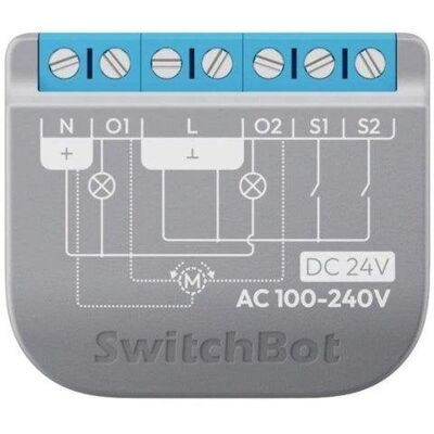Relé Inteligente SwitchBot Relay Switch 2PM Wi-Fi Bluetooth Control por Voz y Consumo Relé Inteligente SwitchBot Relay Switch 2PM Wi-Fi Bluetooth Control por Voz y Consumo