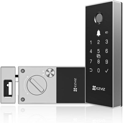 Cerradura inteligente EZVIZ DL03 PRO WiFi Apertura con Huella Dactilar y App Alarma integrada Cerradura inteligente EZVIZ DL03 PRO WiFi Apertura con Huella Dactilar y App Alarma integrada