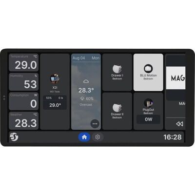 Termostato Shelly Wall Display X2i Negro 6.9" Touchscreen Smart Home Termostato Shelly Wall Display X2i Negro 6.9" Touchscreen Smart Home