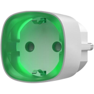 Enchufe Wi-Fi inteligente Ajax Blanco - Medición y control de energía Enchufe Wi-Fi inteligente Ajax Blanco - Medición y control de energía