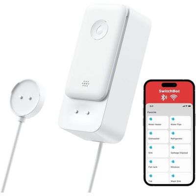 Detector de fuga de agua SwitchBot W4402010 Inalámbrico Alarma Wi-Fi IP67 Detector de fuga de agua SwitchBot W4402010 Inalámbrico Alarma Wi-Fi IP67