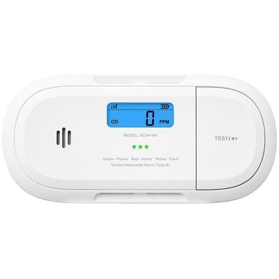 Detector de Humo y Gas X-Sense XC04-WX Electroquímico WiFi App Alarma 10 años Detector de Humo y Gas X-Sense XC04-WX Electroquímico WiFi App Alarma 10 años