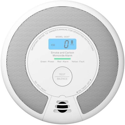 Detector de humo y gas X-Sense SC07 inalámbrico con alarma y batería 10 años Detector de humo y gas X-Sense SC07 inalámbrico con alarma y batería 10 años